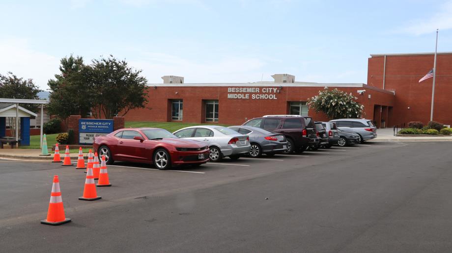 Bessemer City Middle School Parking Lot (Completed)